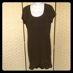 Womens California Style Polka Dotted Dress Size L